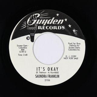 Northern Soul Popcorn 45 - Saundra Franklin - It 