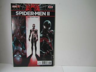 Spider - Men Ii 1 1st App Of Evil Miles Morales 1st Print Nm -
