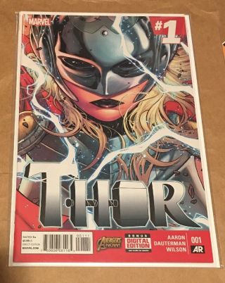 Thor 1 Jane Foster Thor Nm Unread Marvel Comics 2014