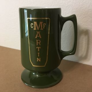 Vintage Cf Martin Guitar Buntingware Ceramic Coffee Mug Rare