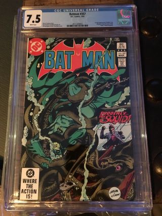 Batman 357 Cgc 7.  5 Off - White To White Pages Newsstand 1st Appearance Jason Todd