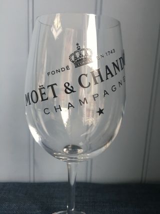 1 Moet Chandon Ice Imperial Champagne Glass X 1 Glass Not Plastic Rare