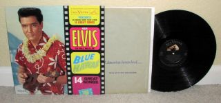 Elvis Presley Blue Hawaii Lp Orig Dg Mono 1st Press Rca Lpm - 2426 Long Play Nm -