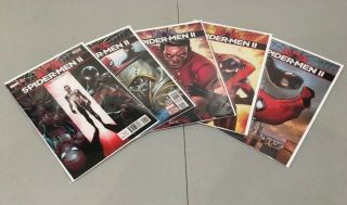 Marvel Comics Spider - Men Ii 1 2 3 4 5 (2017) Full Run 1st Print Bendis,  Digital