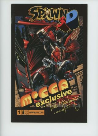 Spawn 1 3d Mocca Exclusive Comic Book Todd Mcfarlane Limited To 3000