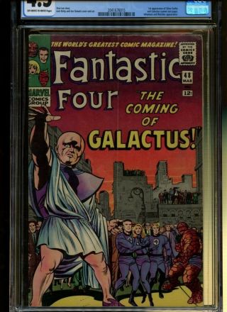 Fantastic Four 48 CGC 4.  5 | Marvel 1966 | 1st Silver Surfer & Galactus (Cameo). 2