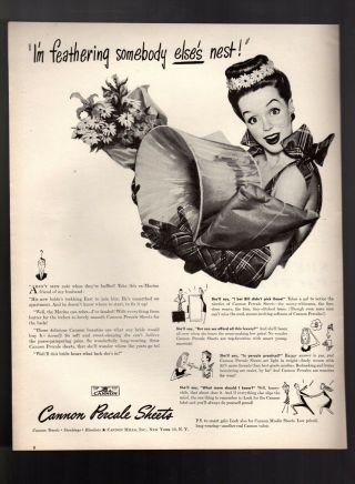 1946 Cannon Percale Sheets I 