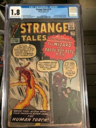 Strange Tales 110 Doctor Strange First Appearance Cgc Unrestored 1.  8 Good -
