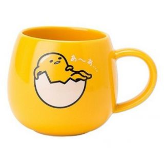 Gudetama Lazy Egg Egg Shaped Yellow Ceramic Soup Tea Coffee Cup Mug Sanrio