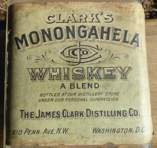 MONONGAHELA WHISKEY by The JAMES CLARK DISTILLING Co.  Bottle 2