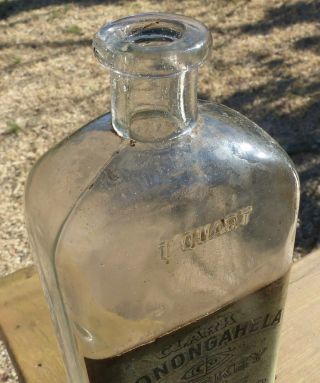 MONONGAHELA WHISKEY by The JAMES CLARK DISTILLING Co.  Bottle 4
