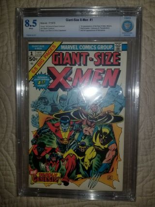 Giant - Size X - Men 1 Cbcs 8.  5 Not Cgc Key Storm Colossus Wolverine Nightcrawler