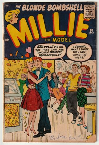 Millie The Model 97 Marvel 1960 Good