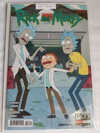 Rick & Morty 3 1st First Print Nm/m