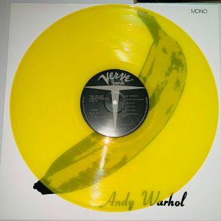 Velvet Underground And Nico,  Banana Andy Warhol Cover,  Yellow Vinyl Lp