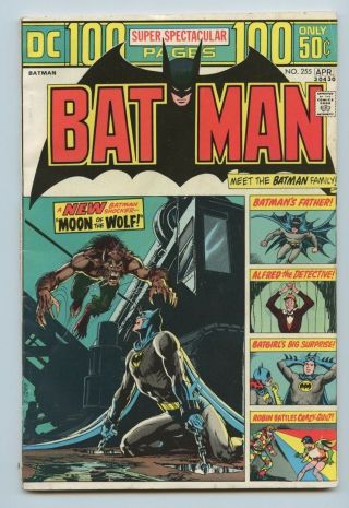 Batman 255 - Neal Adams Cover Thomas Wayne Wearing Bat Costume Hi - Res Scans