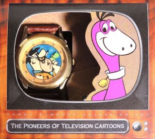P005.  Hanna - Barbera The Flintstones Pioneers Of Animation Le Fossil Watch (1996)