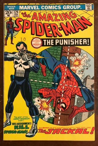 Spider - Man 129 — First Appearance Of The Punisher
