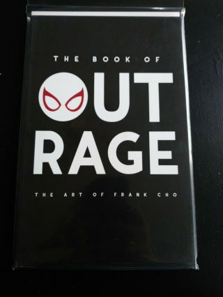 The Book Of Outrage Art Book Variant Frank Cho Signed Eb50