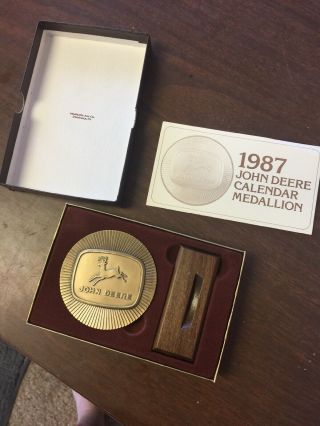 1995 John Deere Calendar Medallion