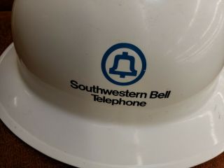 Vintage Bullard Hard Hat Southwestern Bell Model 303 Safety Gear Hard Boiled 6