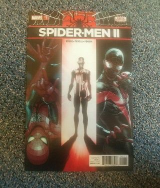 2017 Marvel Spider - Men Ii 1,  2,  3,  4,  5,  Complete Series / Bendis/pichelli,  Vf/nm