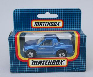 Matchbox Superfast Mb 52 Isuzu Amigo