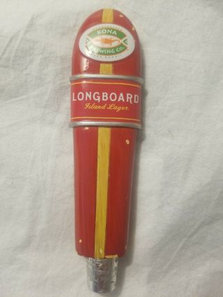 Kona Brewing Company Longboard Island Lager Draft Beer Tap Handle Mini 7 Inches