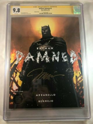 Batman Damned 2 Variant Cover Cgc 9.  8 Signed By Jim Lee