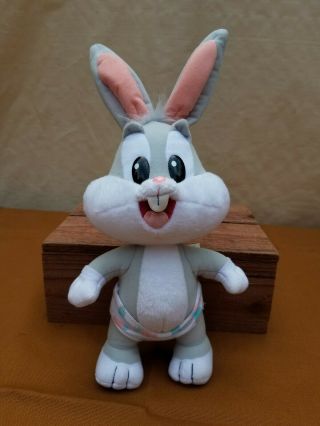 Tyco Looney Tunes Lovables Plush Baby Bugs Bunny Vtg 9 " 1995 56504 Soft Toy