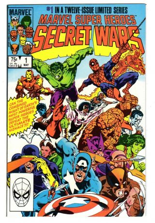 Marvel Heroes Secret Wars 1 (1984) Vf - Mike Zeck Cover/art