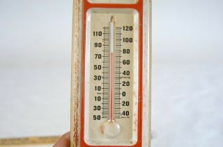 vintage oliver tractor tin thermometer sales and service 4