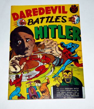 Daredevil Battles Hitler 1 Reprint Flashback Comics 1 November 1973 (reprints