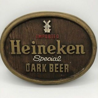 Heineken Special Dark Beer Sign Bar Foam Board Vintage