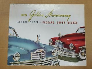 1949 Packard Golden Anniversary Fold Out Brochure