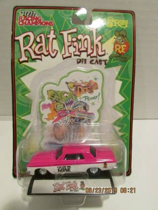 2000 Big Daddy Ed Roth Rat Fink Dodge Power 1/64 Scale Die Cast Car.