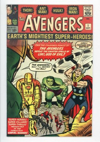 Avengers 1 Looking Book 1963 1st Avengers (iron Man Thor Hulk)