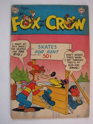The Fox And The Crow 8 (feb - Mar 1953,  Dc) [vg 4.  0]