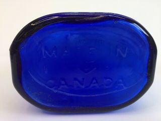 5 Vintage Cobalt Blue Milk of Magnesia Bottles Chas.  H.  Phillips Medicine Bottle 5
