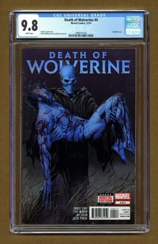 Death Of Wolverine 4a 2014 Mcniven Variant Cgc 9.  8 1990101016