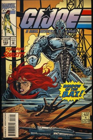 G.  I.  Joe A Real American Hero 153 1994 Scarce Low Print Run Scarlett Marvel