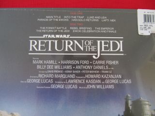 Star Wars Episode VI: Return of the Jedi limited gold vinyl lp B&N Exclusive 4