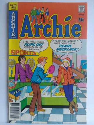 Archie 271 - Infamous Pearl Necklace/innuendo/cover Vg See Photos Penny