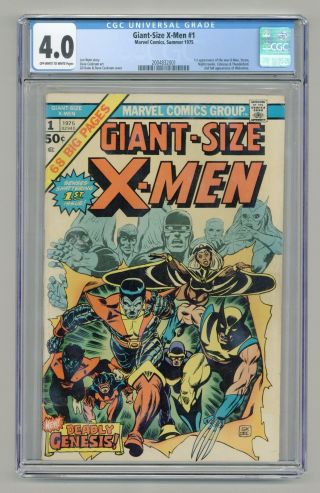Giant Size X - Men 1 1975 Cgc 4.  0 2004832001