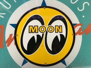Classic Moon Eyes Speed Equipment Company - Porcelain Coated 18 Ga Metal Sign