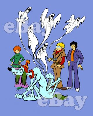 Rare Goober And The Ghost Chasers Cartoon Color Tv Photo Hanna Barbera Studios