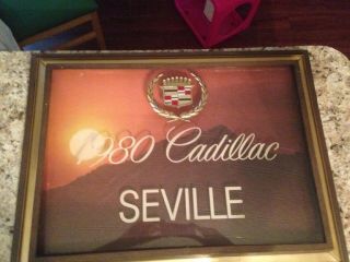 1980 Cadillac Seville Showroom Sign,  Display Corp.  Int 
