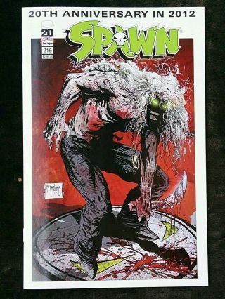 Spawn 216 First Appearance Of The Freak 20th Anniversary Todd Mcfarlane Nrmt