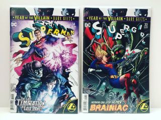 Set Of 2 Recalled Issues Superman 14 And Supergirl 33 Regular Covers Nm,