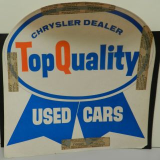Cuda Roadrunner Gtx Duster Sport Chrysler Dealer Sign Top Quality Sticker Mopar